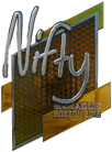 Sticker | Nifty (Foil) | Boston 2018 image