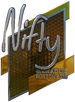 Sticker | Nifty (reflectante) | Boston 2018