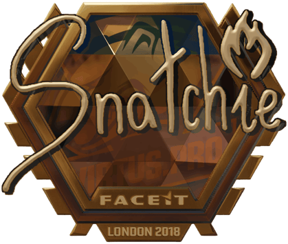 Sticker | snatchie (dorada) | Londres 2018