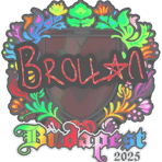 Sticker | Brollan (Holo) | Budapest 2025
