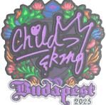 Sticker | ChildKing (Embroidered) | Budapest 2025