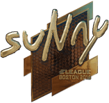 Sticker | suNny (Gold) | Boston 2018