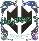 Sticker | chayJESUS (Holo) | Austin 2025 Sticker | chayJESUS (Holo) | Austin 2025 image