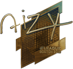 Sticker | aizy (Gold) | Boston 2018 Sticker | aizy (Gold) | Boston 2018 image