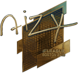 Sticker | aizy (Gold) | Boston 2018