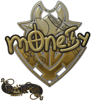 Sticker | m0NESY (Vàng) | Paris 2023