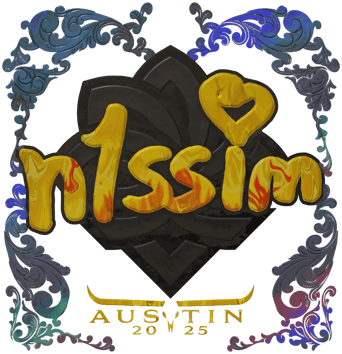 Sticker | n1ssim (holográfica) | Austin 2025