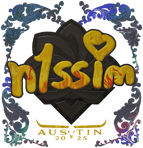 Sticker | n1ssim (Holo) | Austin 2025