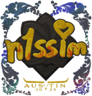 Sticker | n1ssim (Holo) | Austin 2025 Sticker | n1ssim (Holo) | Austin 2025 image