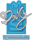 Sticker | dav1g | Copenhagen 2024 image
