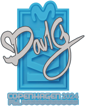 Sticker | dav1g | Copenhaga 2024