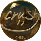 Sticker | crush (Gold) | Katowice 2019 image