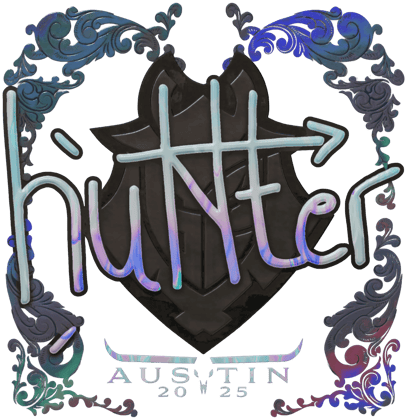 Sticker | huNter- (Holo) | Austin 2025