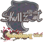 Sticker | skullz (Holo) | Shanghai 2024 image