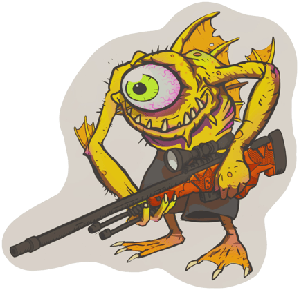 Sticker | Yellow Cyclawps