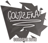 Sticker | coldzera | Cologne 2016