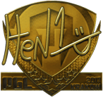 Sticker | HEN1 (Gold) | Krakow 2017 Sticker | HEN1 (Gold) | Krakow 2017 image