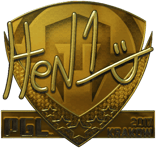 Sticker | HEN1 (Gold) | Krakow 2017
