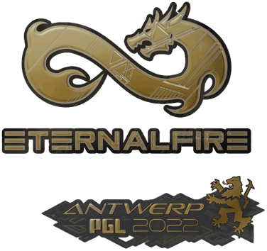 Sticker | Eternal Fire (or) | Anvers 2022