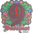 Sticker | nin9 (Embroidered) | Budapest 2025 Sticker | nin9 (Embroidered) | Budapest 2025 image
