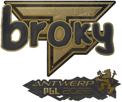 Sticker | broky (Vàng) | Antwerp 2022