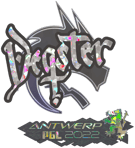 Sticker | degster (Glitter) | Antwerp 2022