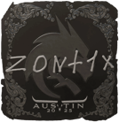 Sticker | zont1x (Foil) | Austin 2025 image