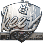 Sticker | keev (Foil) | Krakow 2017 image