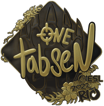 Sticker | tabseN (Gold) | Rio 2022