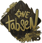 Sticker | tabseN (Gold) | Rio 2022