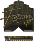 Sticker | Forester (Gold) | Copenhagen 2024 image