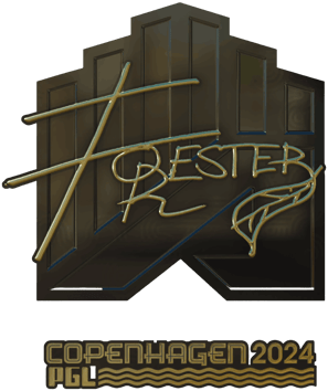 Sticker | Forester (Gold) | Kopenhagen 2024