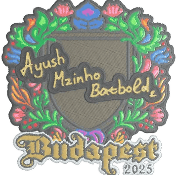Autocolante | mzinho (Embroidered) | Budapeste 2025