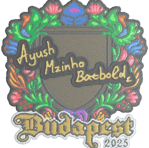 Sticker | mzinho (Embroidered) | Budapest 2025