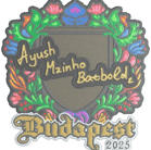 Sticker | mzinho (Embroidered) | Budapest 2025 Sticker | mzinho (Embroidered) | Budapest 2025 image