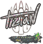 Sticker | tiziaN (Glitter) | Antwerp 2022