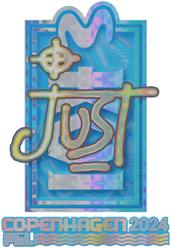Sticker | JUST (Olografico) | Copenaghen 2024