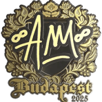 Sticker | AW (Gold) | Budapest 2025