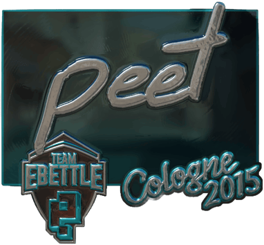 Sticker | peet (Parlak) | Köln 2015