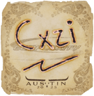 Sticker | Cxzi | Austin 2025 Sticker | Cxzi | Austin 2025 image