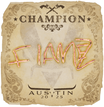 Sticker | FlameZ (Champion) | Austin 2025