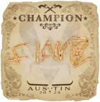 Sticker | FlameZ (Champion) | Austin 2025