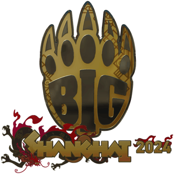 Sticker | BIG (ทอง) | Shanghai 2024