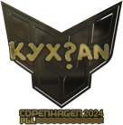 Sticker | kyxsan (Gold) | Copenhagen 2024 image
