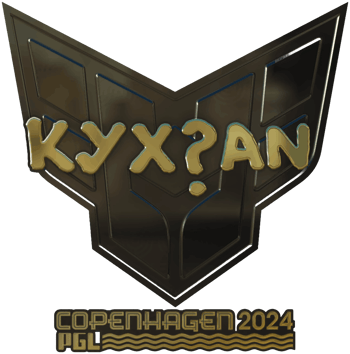 Sticker | kyxsan (Gold) | Kopenhagen 2024