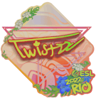 Sticker | Twistzz (Holo) | Rio 2022 image