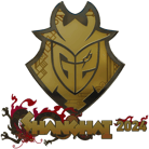 Sticker | G2 Esports (Gold) | Shanghai 2024 image