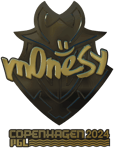 Sticker | m0NESY (Gold) | Copenhagen 2024