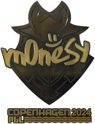 Sticker | m0NESY(金色)| 2024年哥本哈根锦标赛