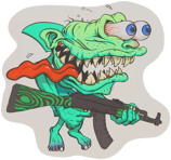 Sticker | Green Shark Shooter